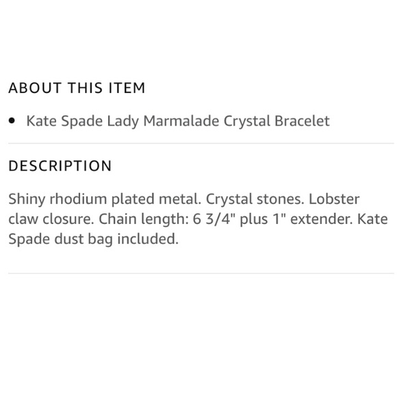 NEW kate spade Lady Marmalade Bracelet - Picture 3 of 8